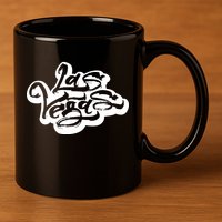 Las Vegas Graffiti 11oz C Handle Ceramic Mug