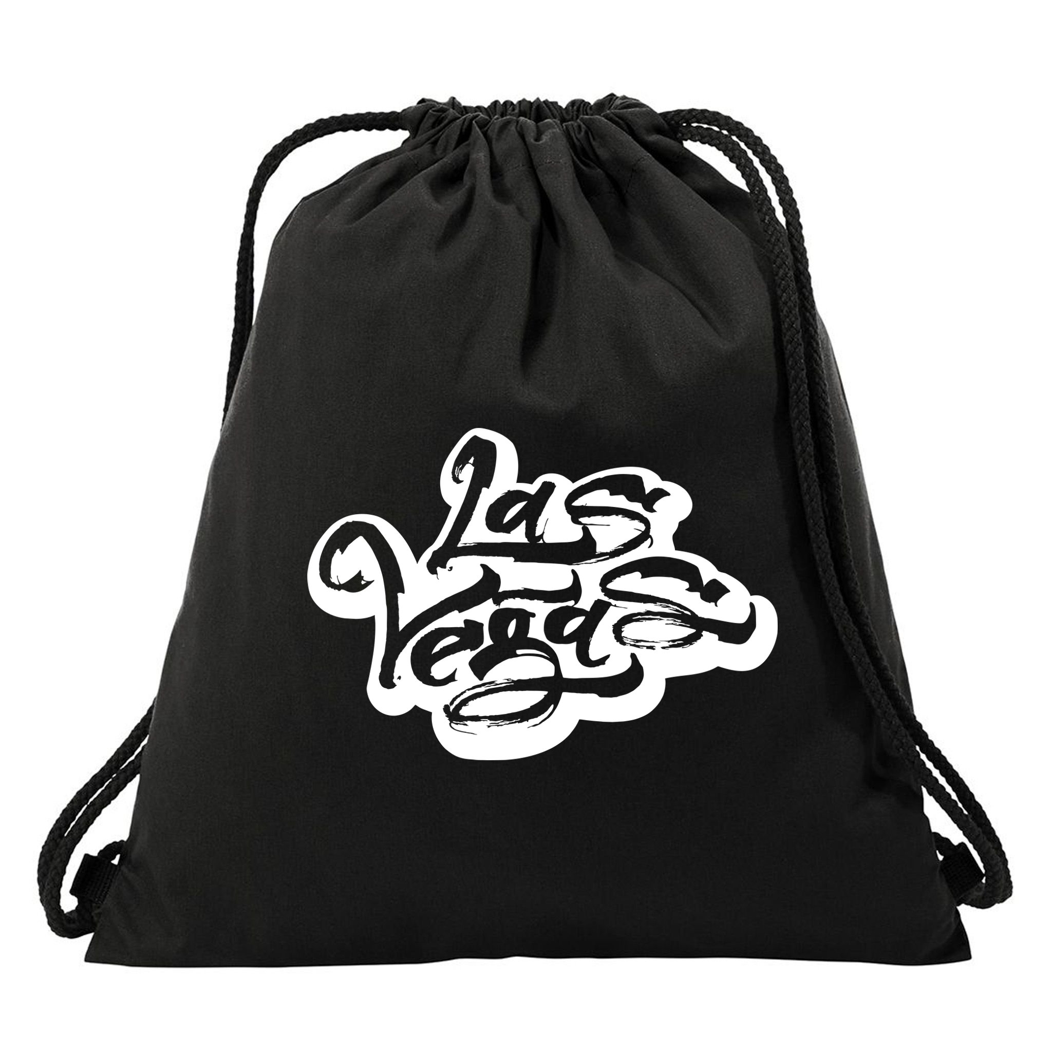 Las Vegas Graffiti Drawstring Bag