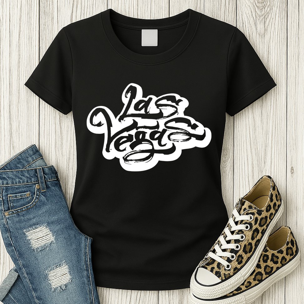 Las Vegas Graffiti Womens T-Shirt