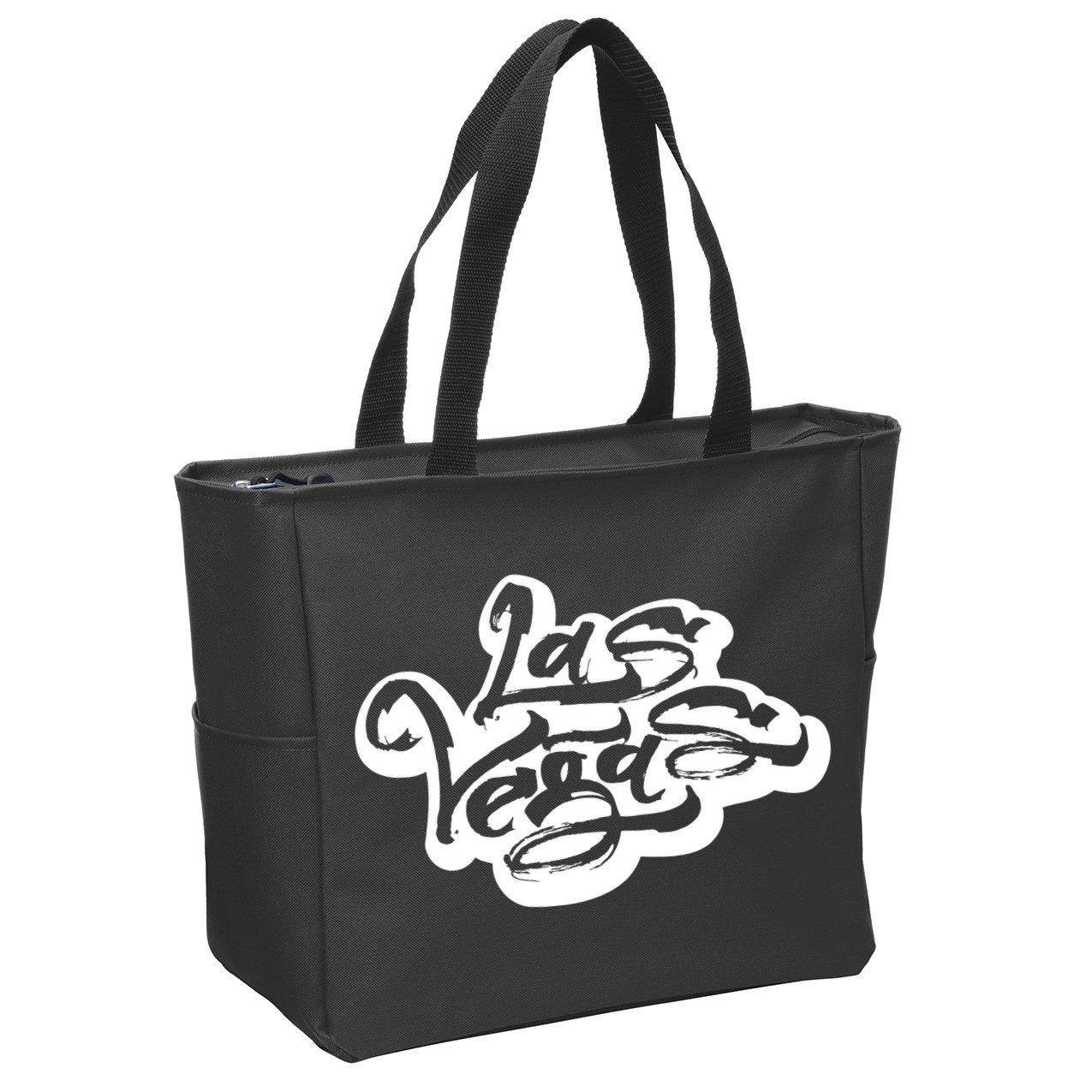 Las Vegas Graffiti Zip Tote Bag