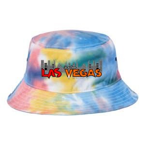 Las Vegas Graffiti Skyline Tie Dye Newport Bucket Hat