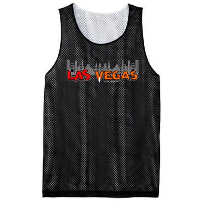 Las Vegas Graffiti Skyline Mesh Reversible Basketball Jersey Tank