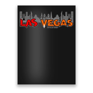 Las Vegas Graffiti Skyline Poster