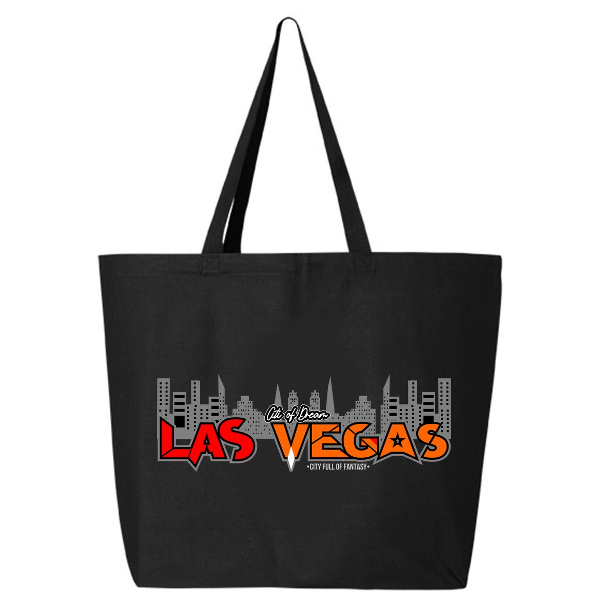 Las Vegas Graffiti Skyline 25L Jumbo Tote