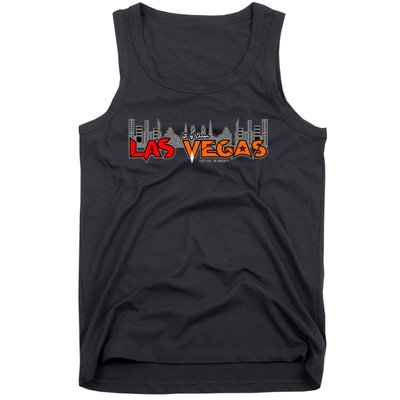 Las Vegas Graffiti Skyline Tank Top