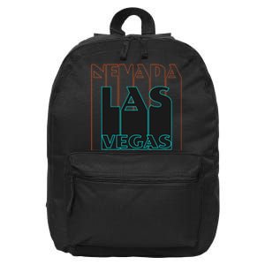 Las Vegas Retro 16 in Basic Backpack