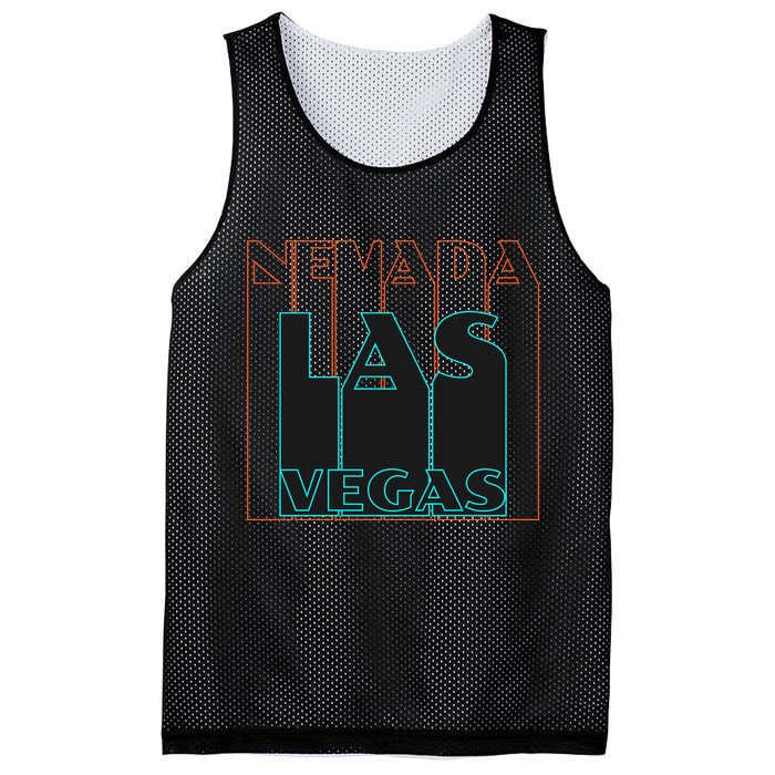 Las Vegas Retro Mesh Reversible Basketball Jersey Tank
