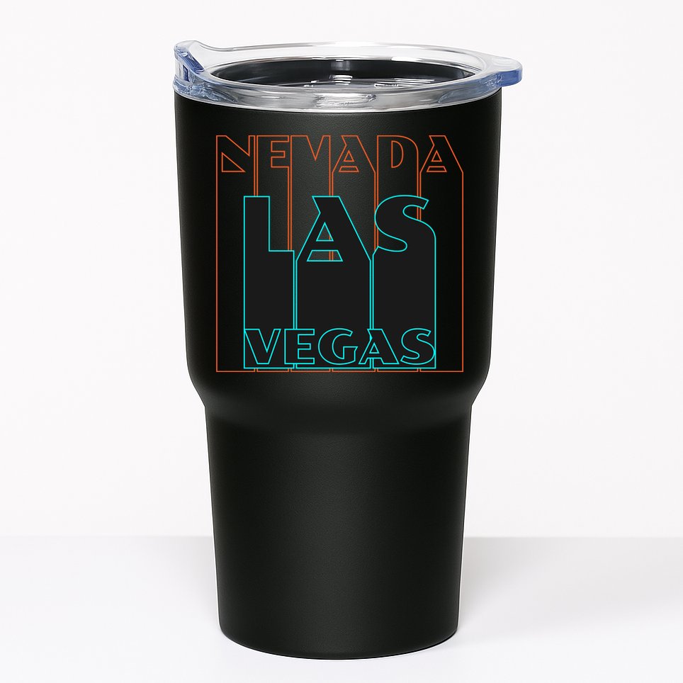 Las Vegas Retro Tumbler