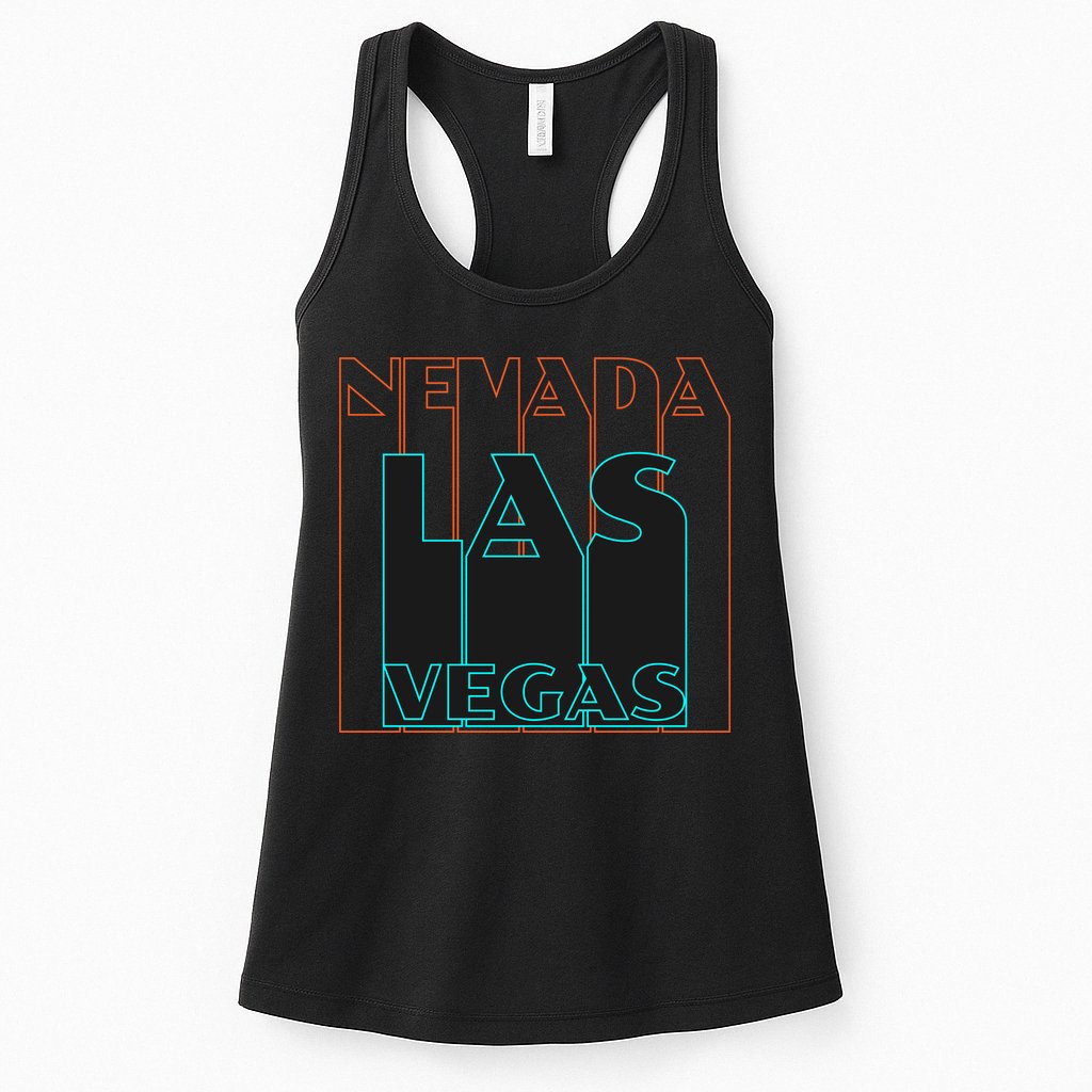 Las Vegas Retro Womens Tank Top