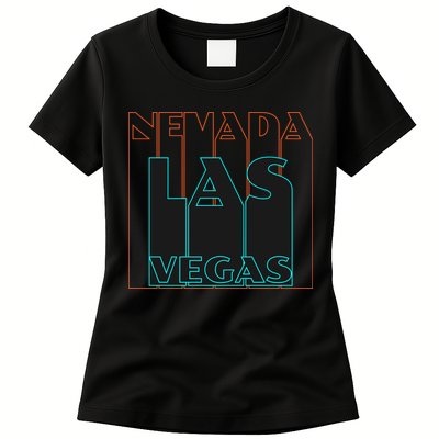 Las Vegas Retro Womens T-Shirt