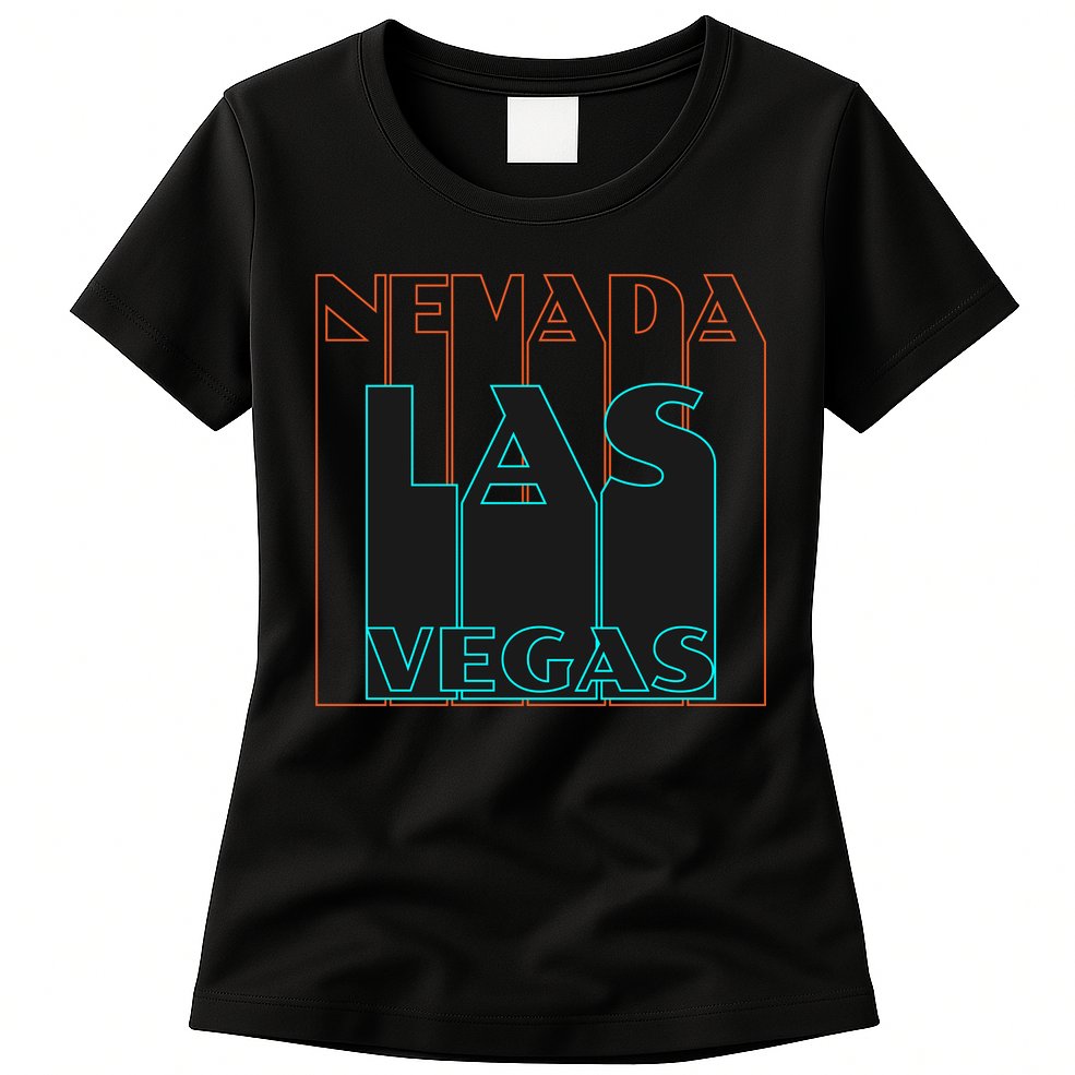 Las Vegas Retro Womens T-Shirt