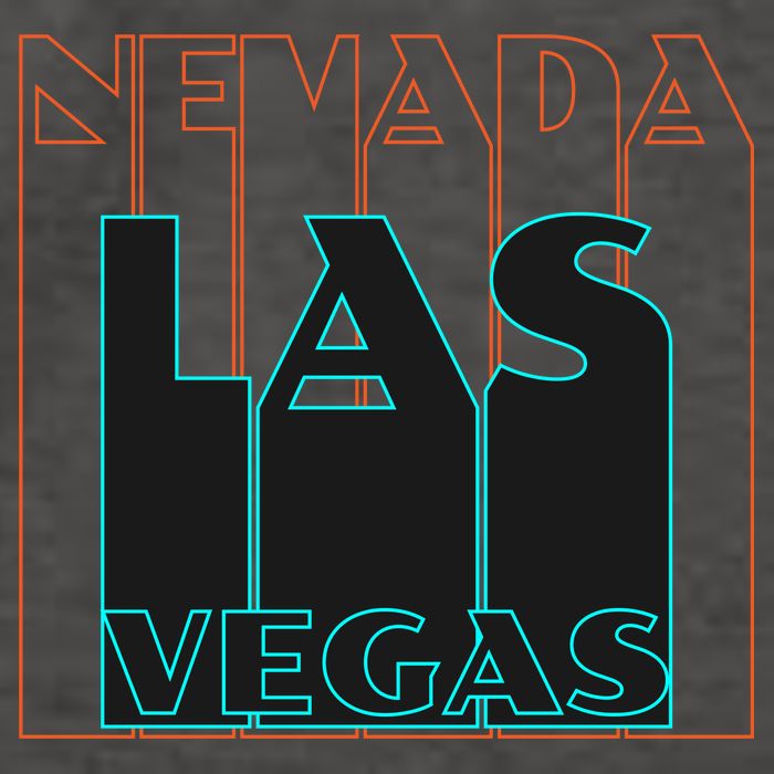 Las Vegas Retro Vector Backpack