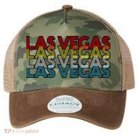 Las Vegas Retro Logo Legacy Tie Dye Trucker Hat