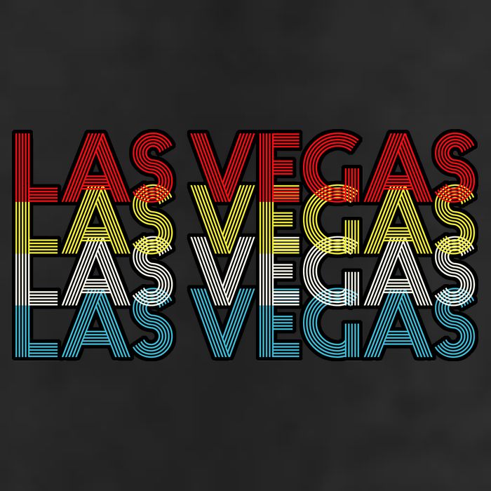 Las Vegas Retro Logo Cool Comfort Performance Bucket Hat