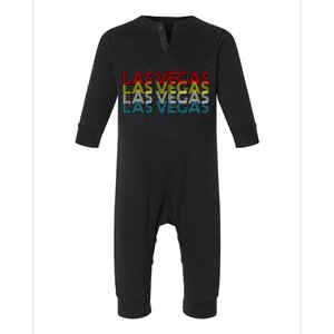 Las Vegas Retro Logo Infant Fleece One Piece