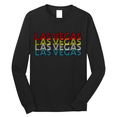 Las Vegas Retro Logo Long Sleeve Shirt