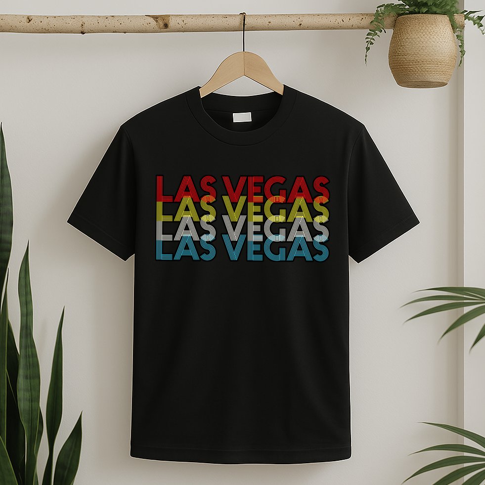 Las Vegas Retro Logo T-Shirt