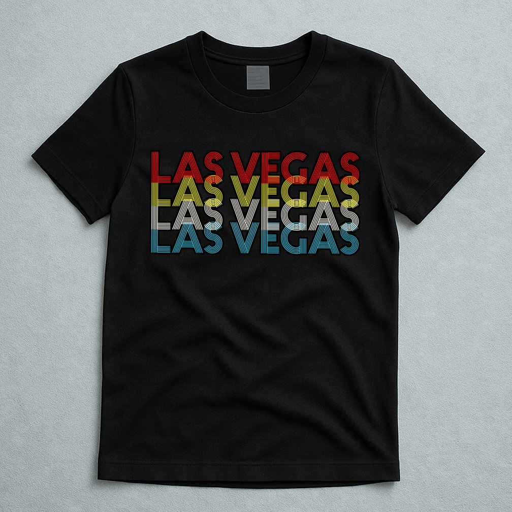 Las Vegas Retro Logo T-Shirt