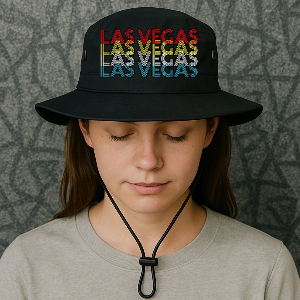 Las Vegas Retro Logo Bucket Hat