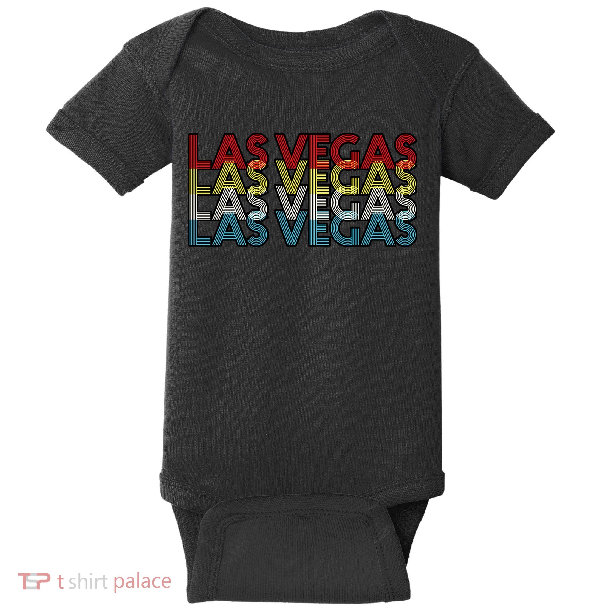 Las Vegas Retro Logo Baby Bodysuit