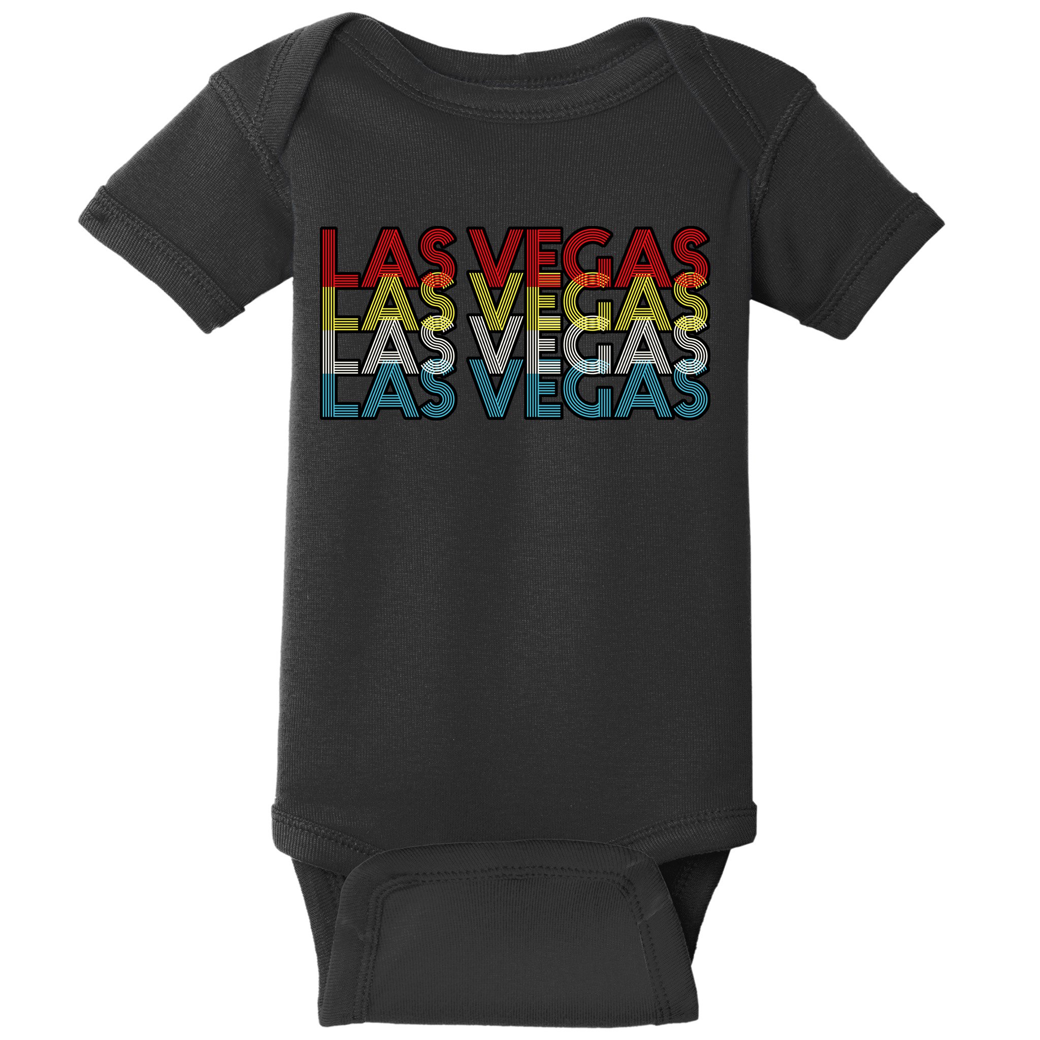 Las Vegas Retro Logo Baby Bodysuit