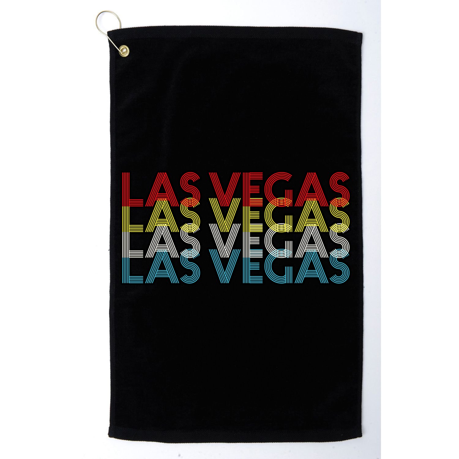 Las Vegas Retro Logo Golf Towel