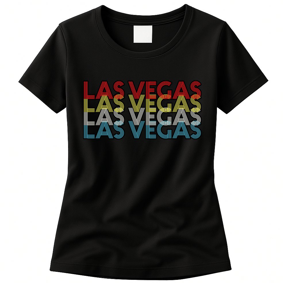 Las Vegas Retro Logo Womens T-Shirt