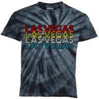 Las Vegas Retro Logo Kids Tie-Dye T-Shirt