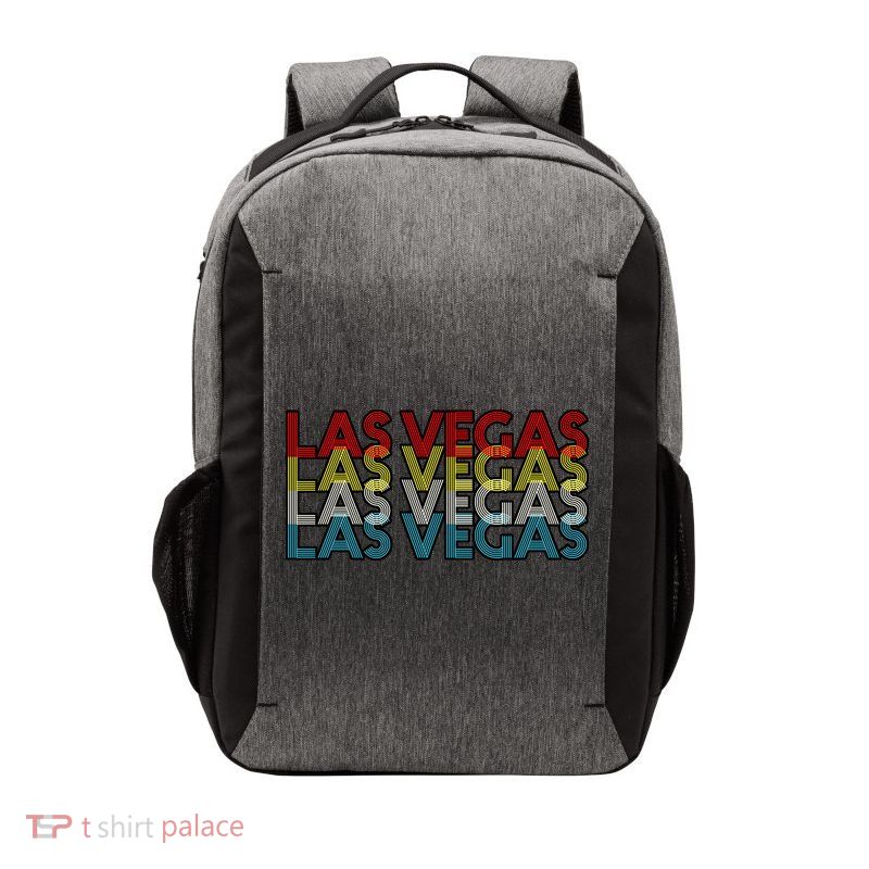 Las Vegas Retro Logo Vector Backpack