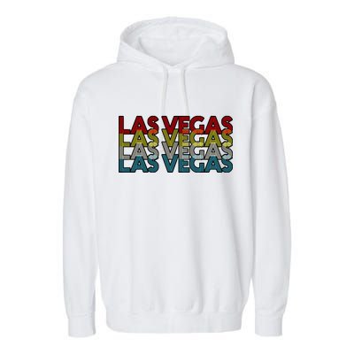 Las Vegas Retro Logo Garment-Dyed Fleece Hoodie