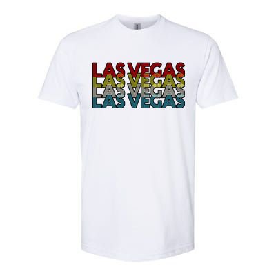 Las Vegas Retro Logo Softstyle CVC T-Shirt