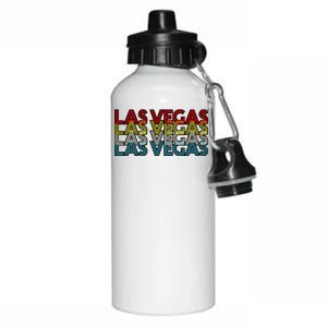 Las Vegas Retro Logo Aluminum Water Bottle