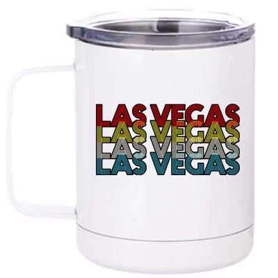 Las Vegas Retro Logo 12 oz Stainless Steel Tumbler Cup