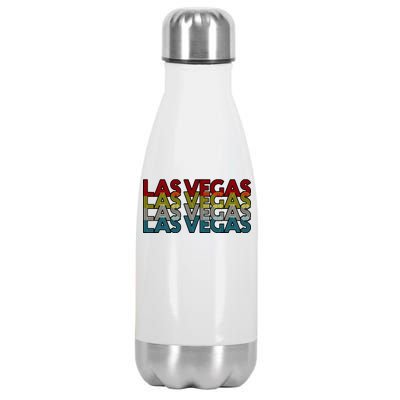 Las Vegas Retro Logo Stainless Steel Insulated Water Bottle