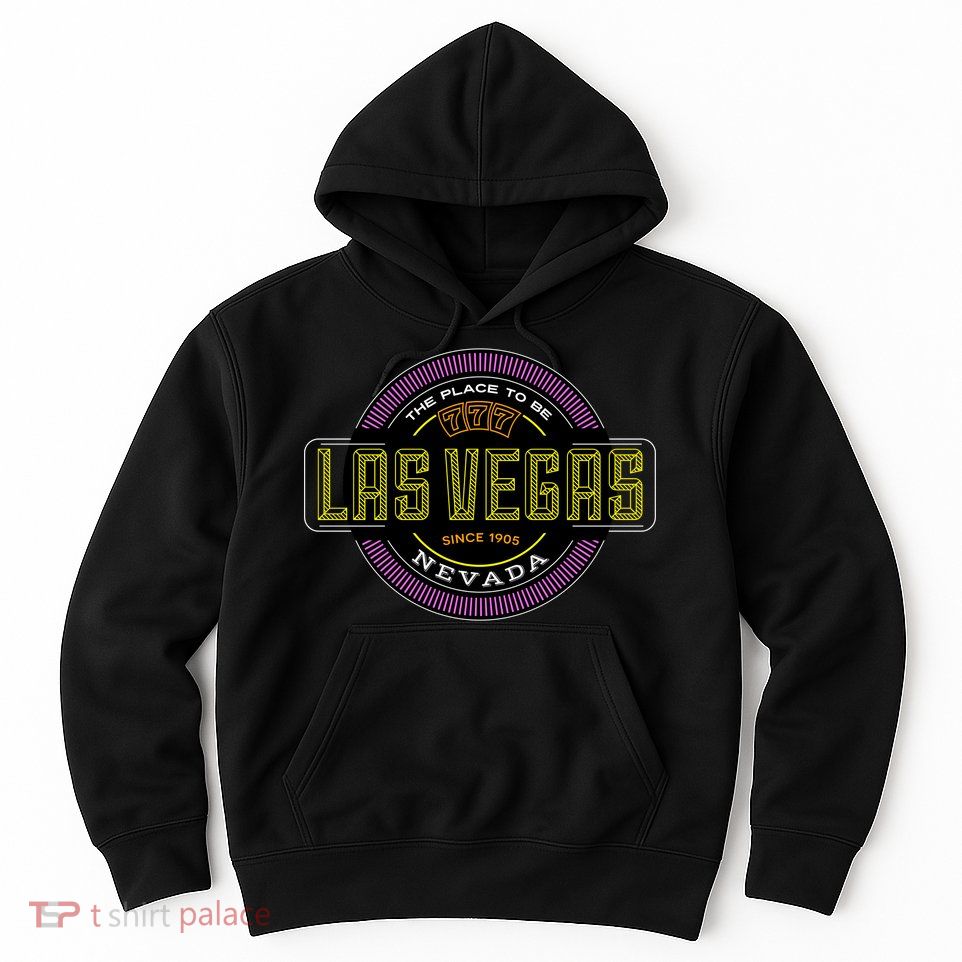 Las Vegas Retro Neon Logo Hoodie