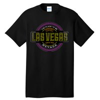 Las Vegas Retro Neon Logo Tall T-Shirt