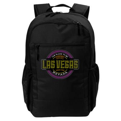 Las Vegas Retro Neon Logo Daily Commute Backpack