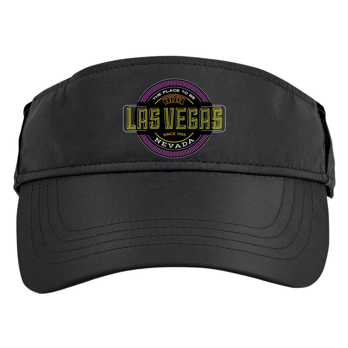 Las Vegas Retro Neon Logo Adult Drive Performance Visor