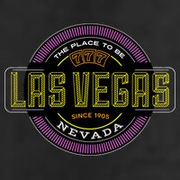 Las Vegas Retro Neon Logo Trucker Hat