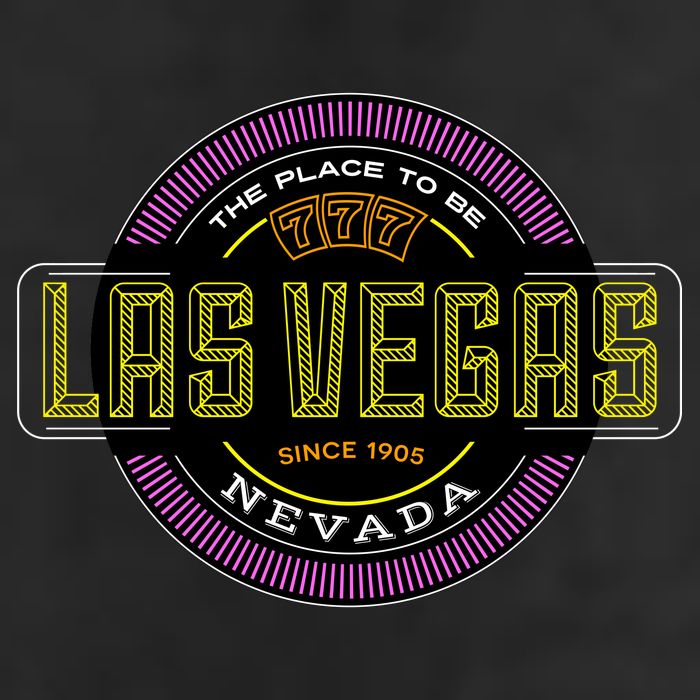 Las Vegas Retro Neon Logo Trucker Hat