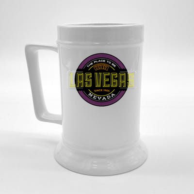 Las Vegas Retro Neon Logo Beer Stein