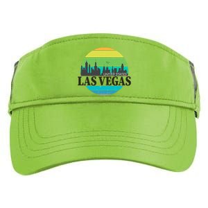 Las Vegas Retro Skyline Adult Drive Performance Visor