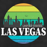 Las Vegas Retro Skyline Cool Comfort Performance Bucket Hat
