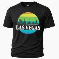 Las Vegas Retro Skyline Cooling Performance Crew T-Shirt