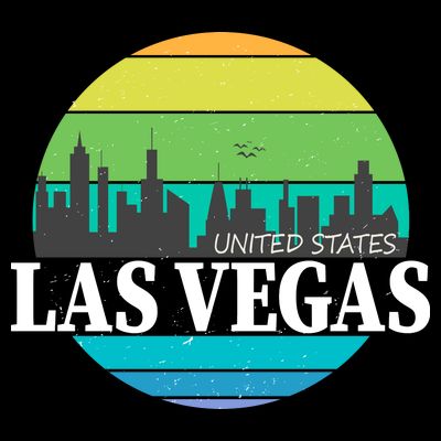 Las Vegas Retro Skyline T-Shirt