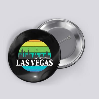 Las Vegas Retro Skyline Button