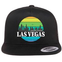 Las Vegas Retro Skyline Flatbill Hat