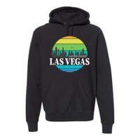 Las Vegas Retro Skyline Premium Hoodie