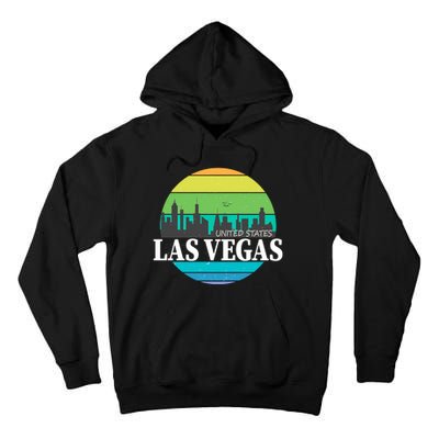 Las Vegas Retro Skyline Tall Hoodie