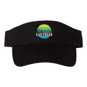 Las Vegas Retro Skyline Valucap Bio-Washed Visor